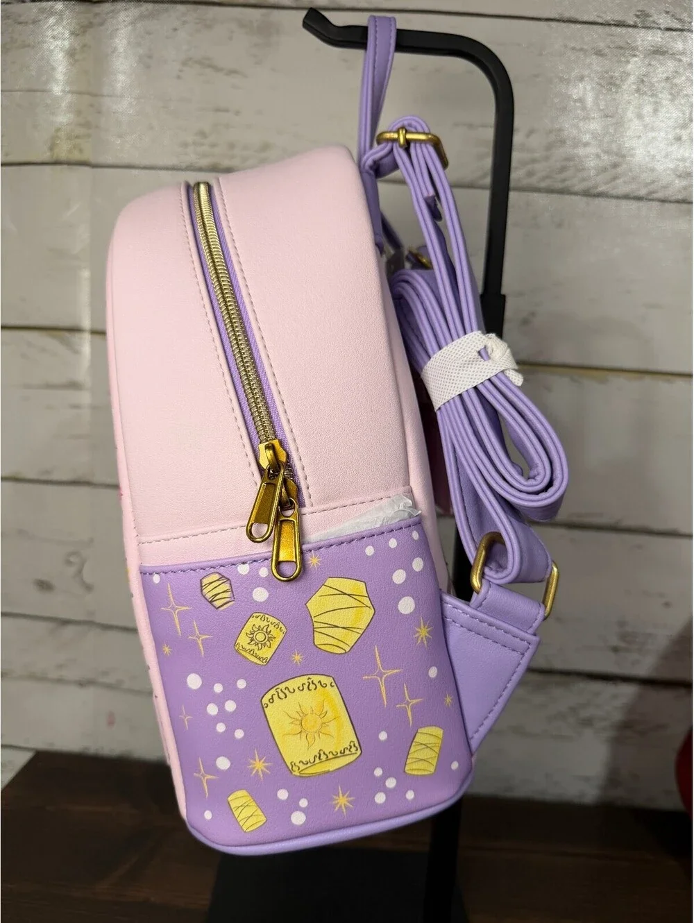 Loungefly Disney Tangled Art Doodles Mini Backpack NWT